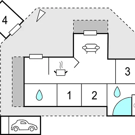 Gorgeous Home In Oksbol With Sauna Σπίτι διακοπών *